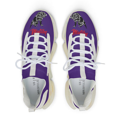 Men's Purple Mesh Sneakers