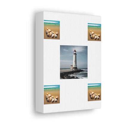 Lighthouse White Canvas Gallery Wraps