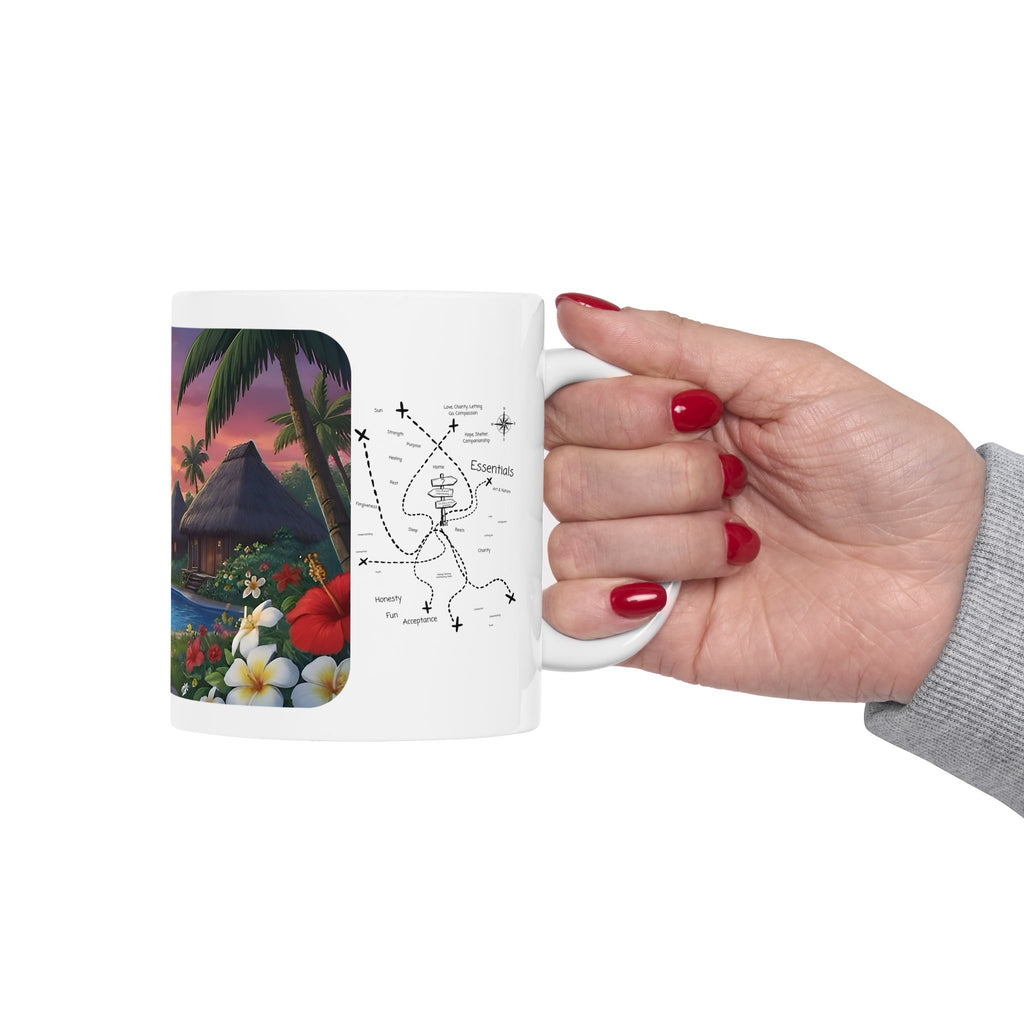 Cozy Architecture & Dreamy Landscapes #30 White Ceramic Mug – Homes Home Sweet Home Cup (11oz/15oz)