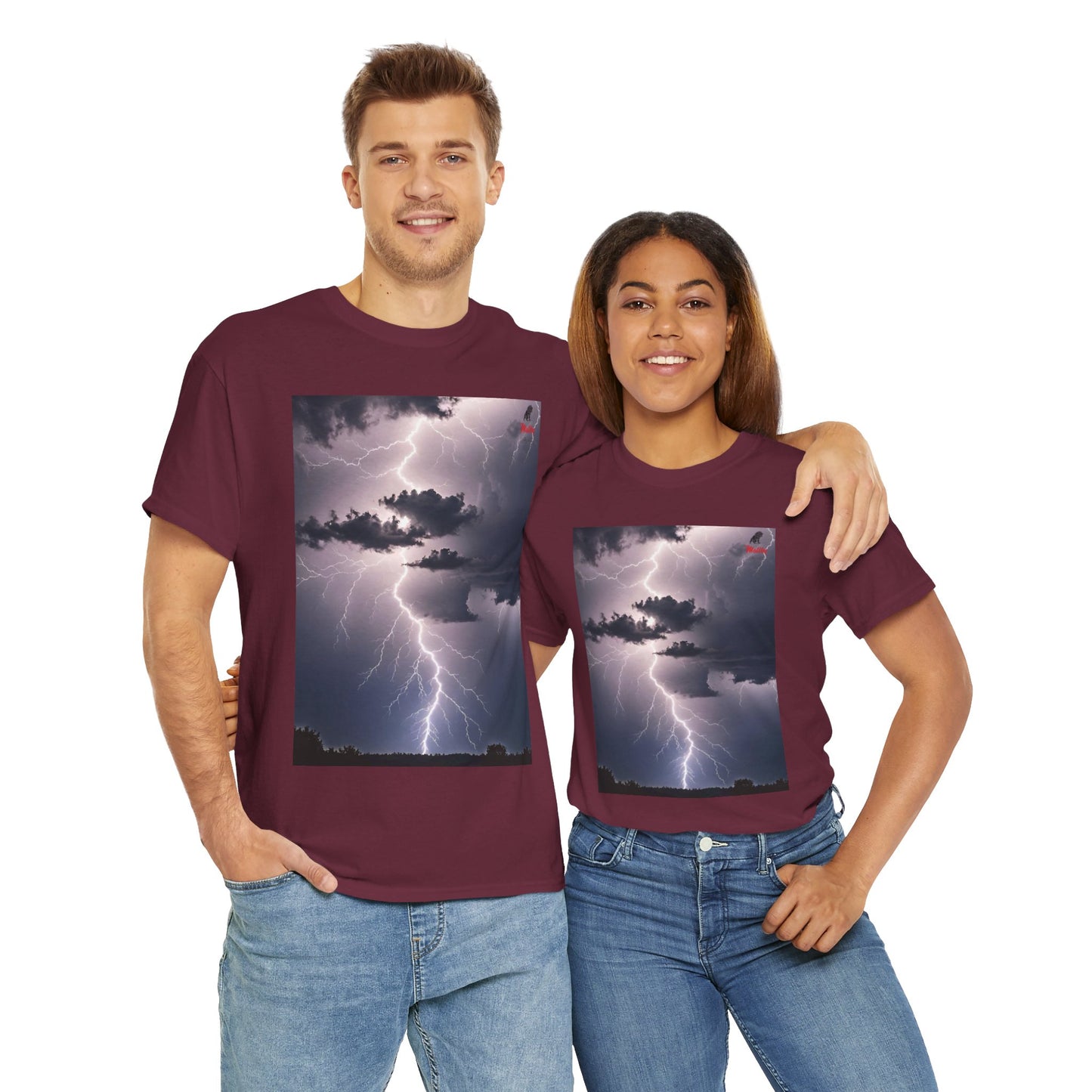 Lightning Style Unisex Heavy Cotton Tee