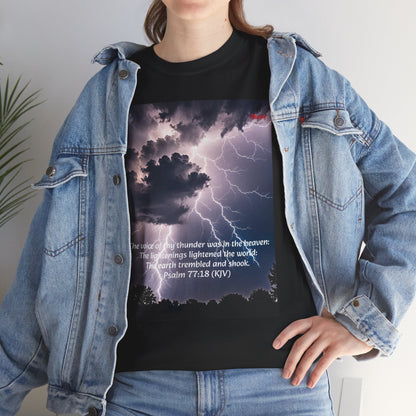 Lightning Style Thunder Unisex Heavy Cotton Tee