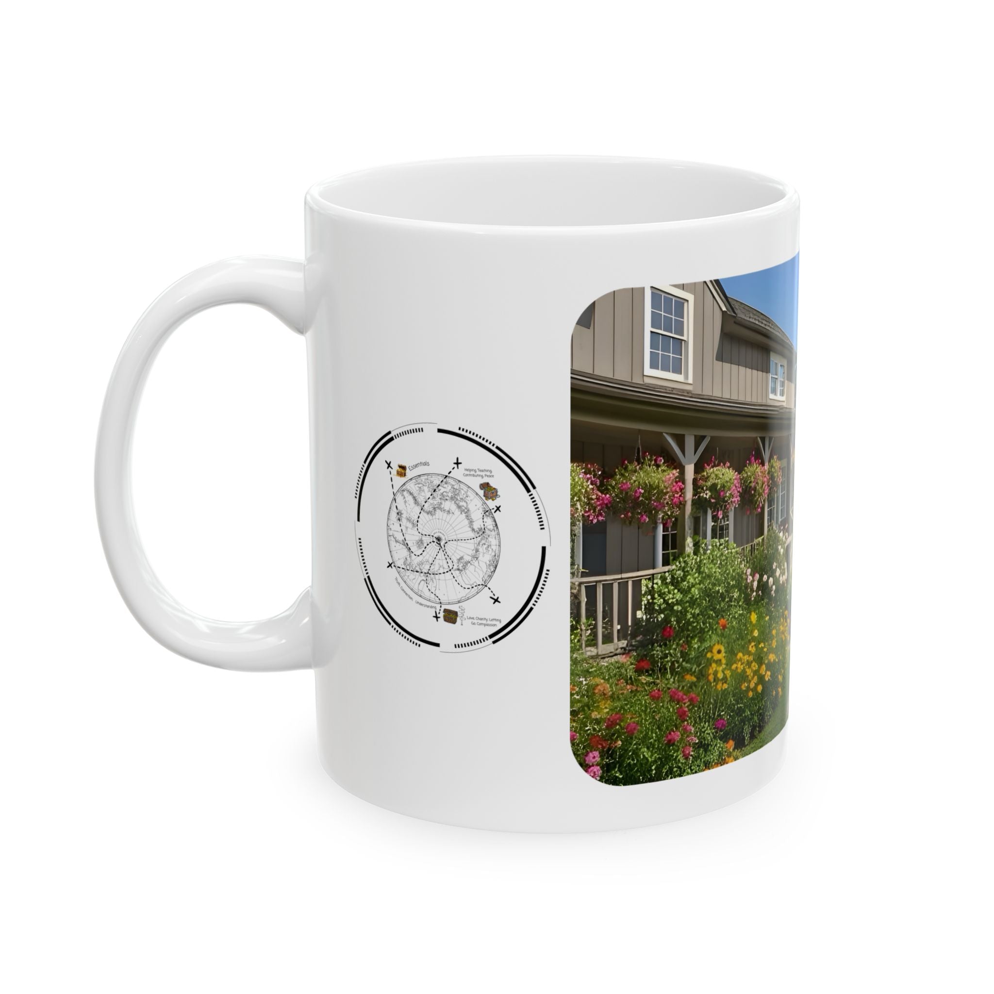 Cozy Architecture & Dreamy Landscapes #9 White Ceramic Mug – Homes Home Sweet Home Cup (11oz/15oz)