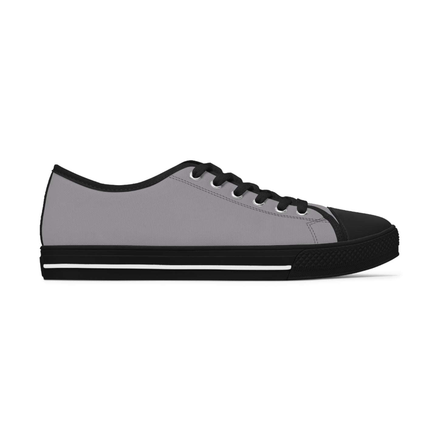 Women's Grey Low Top Sneakers