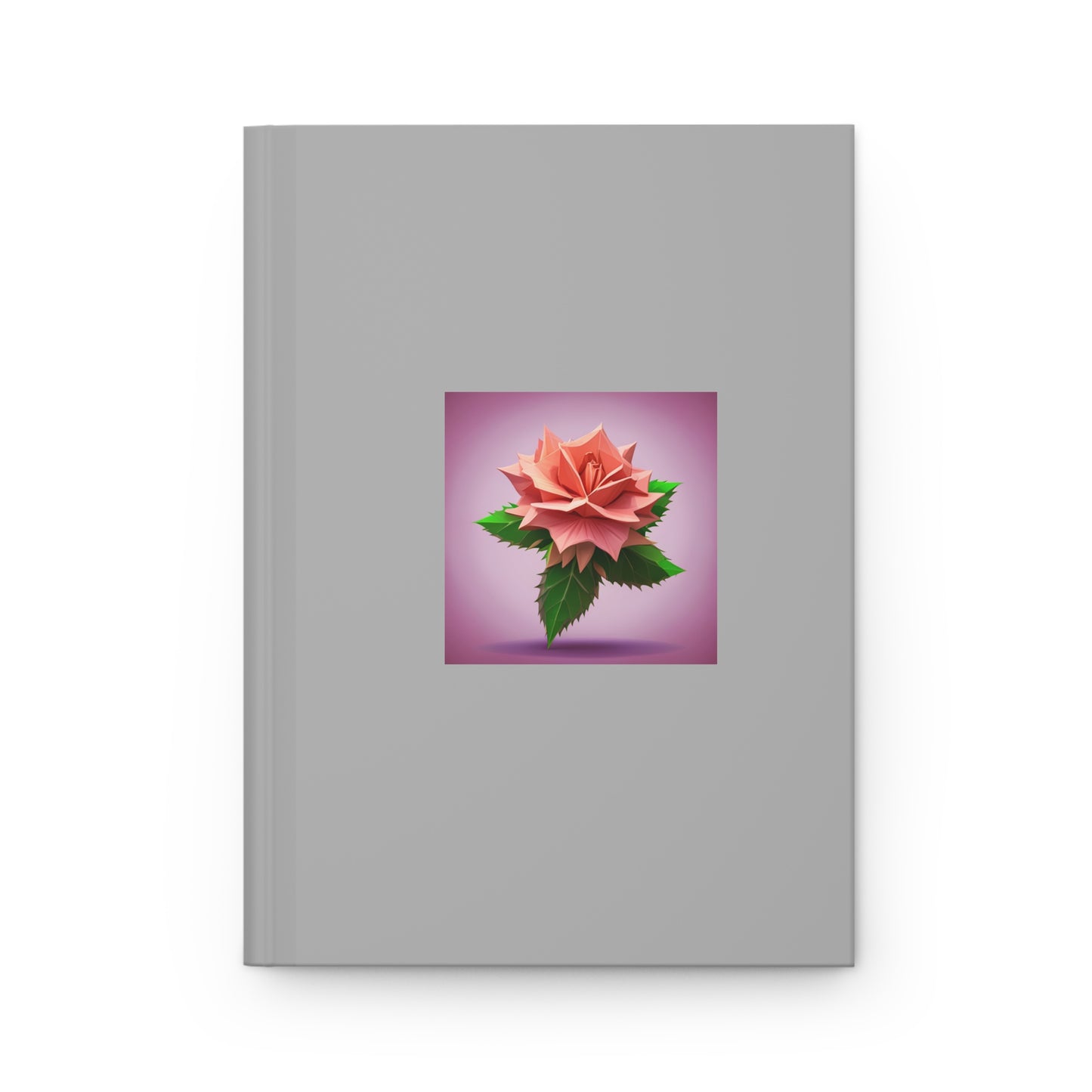 Rose Hardcover Journal Matte Light Grey