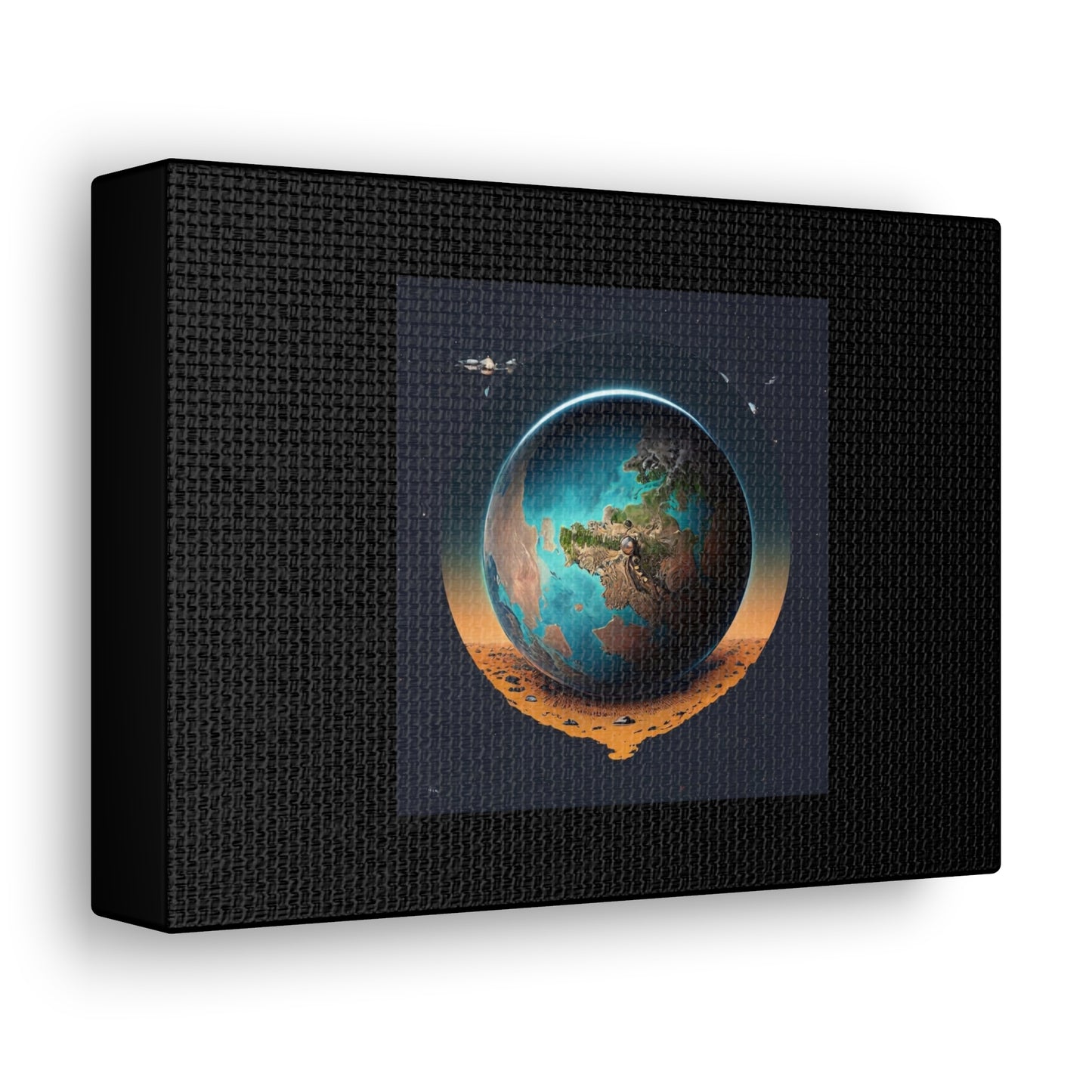 Matiby Worlds Black Canvas Gallery Wraps