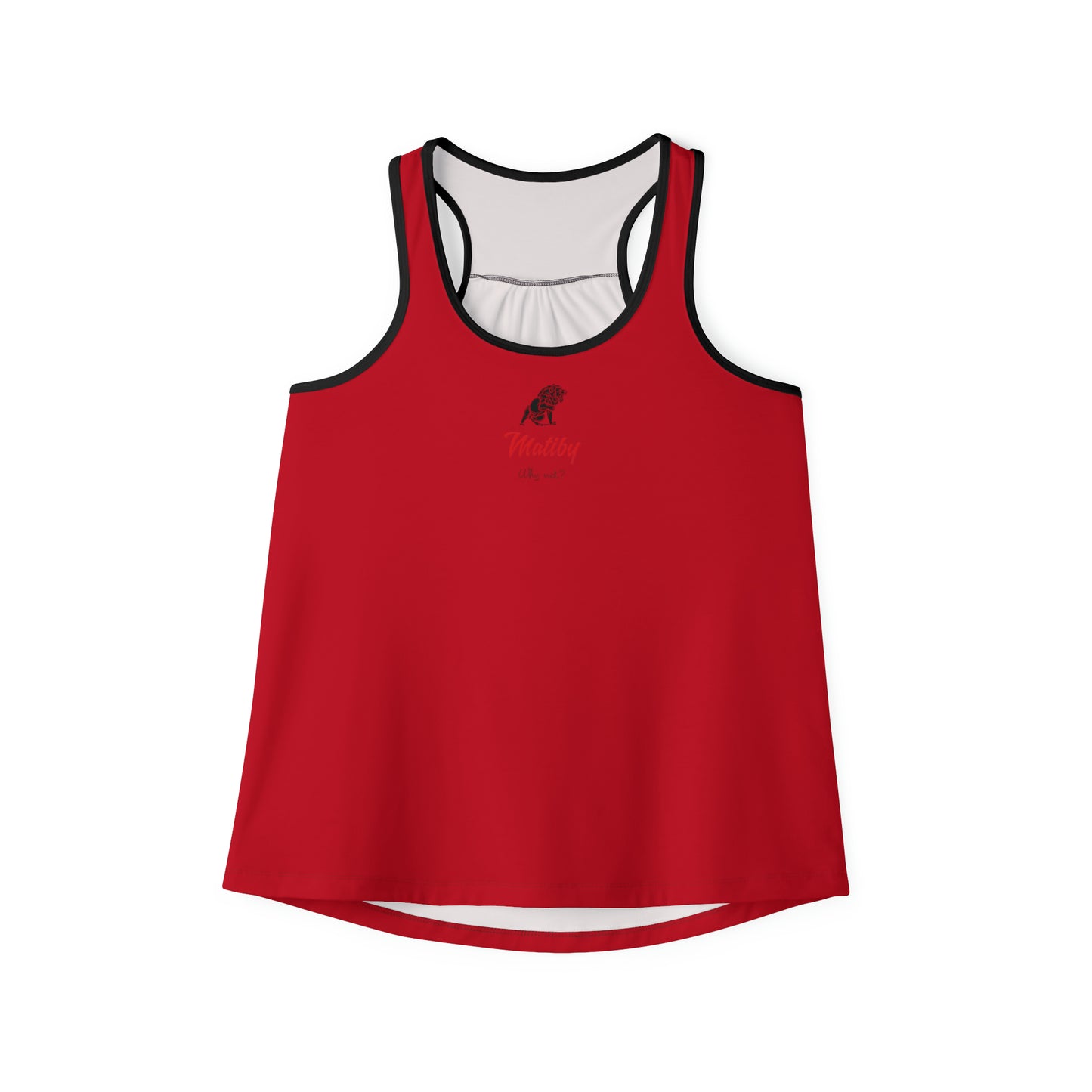 Women's Dark Red Tank Top (AOP)