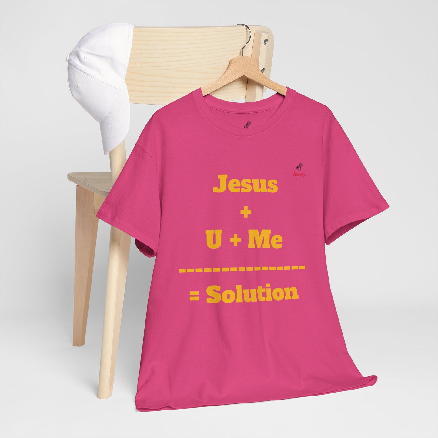 Jesus+U+Me Unisex Heavy Cotton Tee