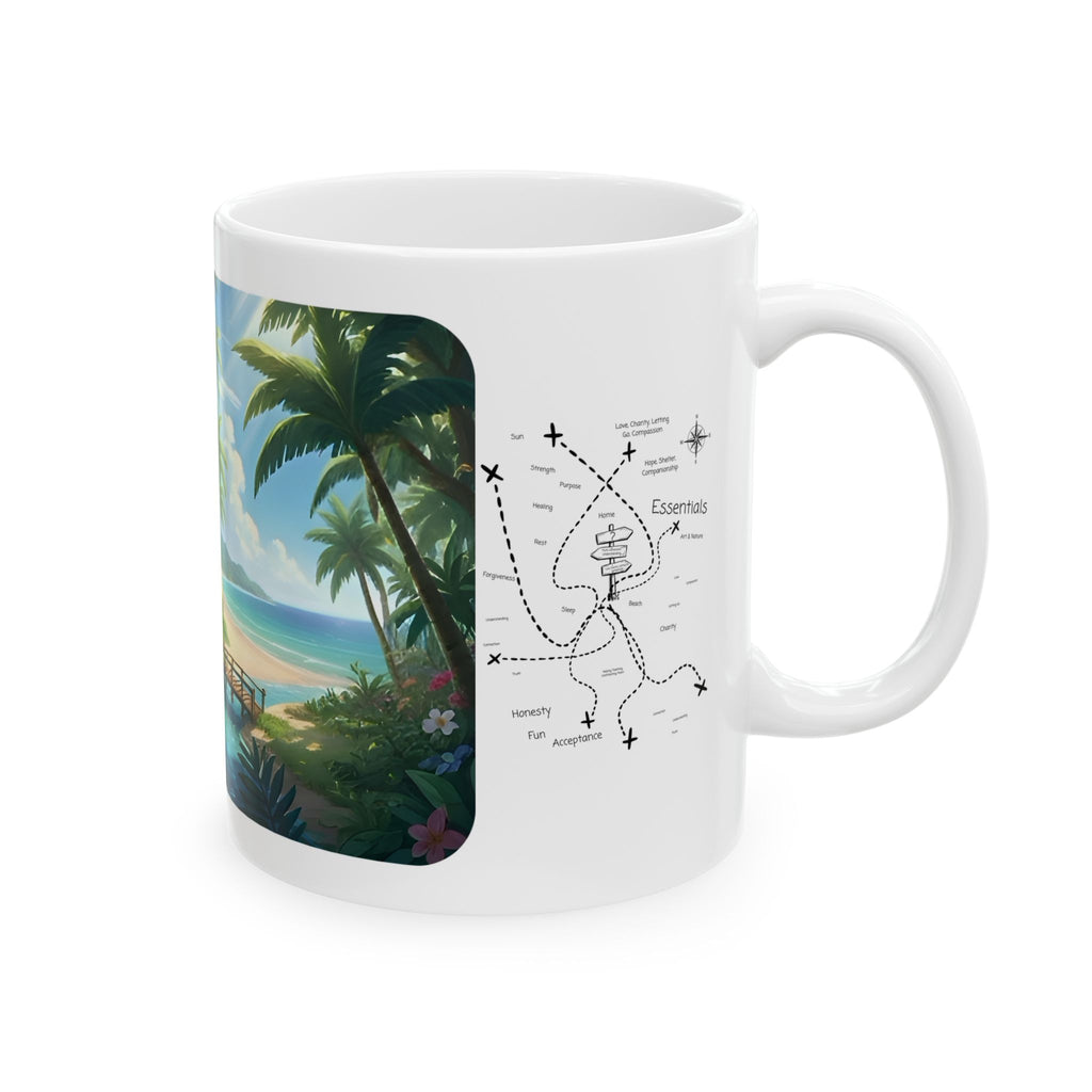 Cozy Architecture & Dreamy Landscapes #46 White Ceramic Mug – Homes Home Sweet Home Cup (11oz/15oz)