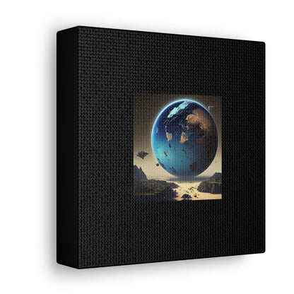 Matiby Worlds Black Canvas Gallery Wraps