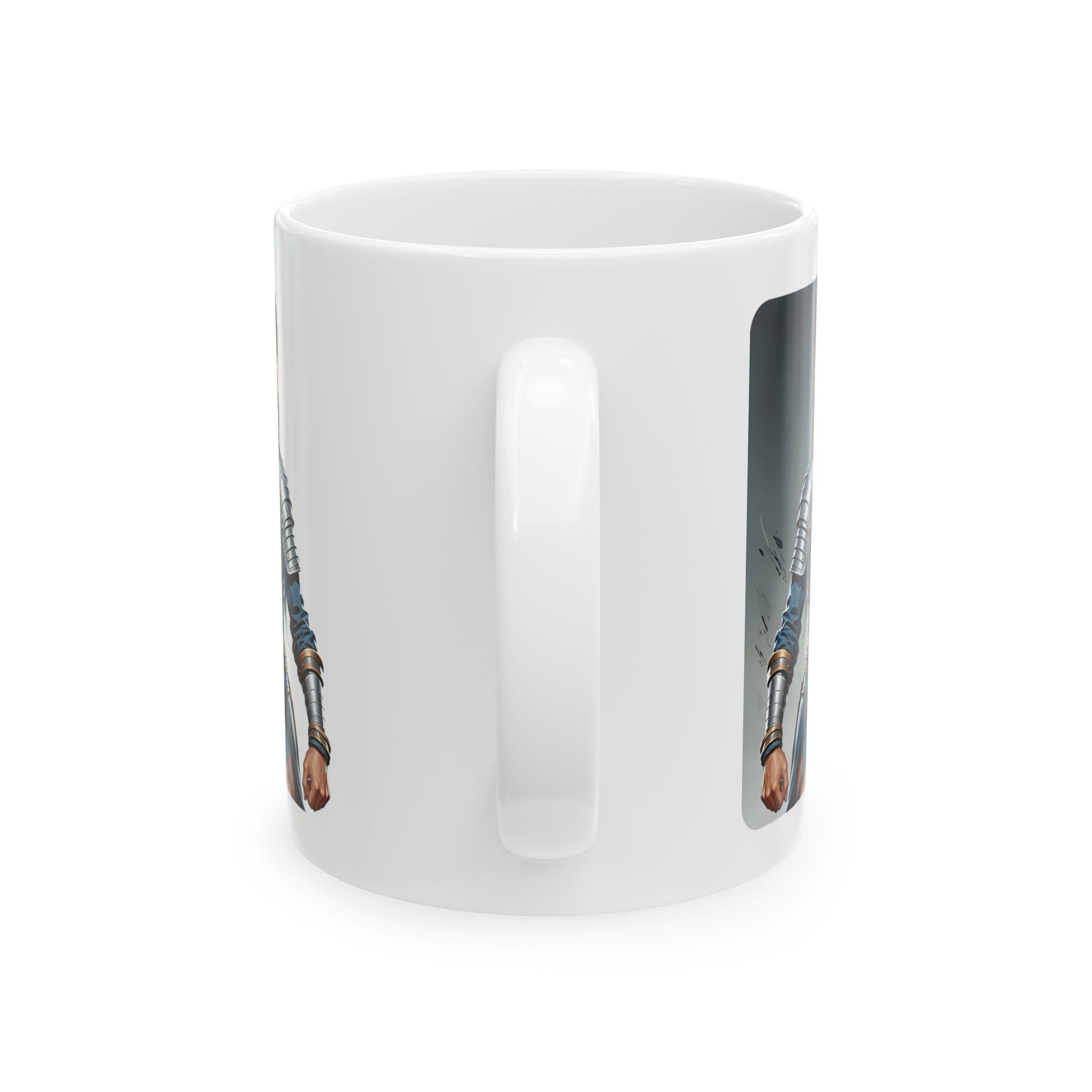 Gentle Woman of Valor #9 White Ceramic Mug - Fearfully & Wonderfully Made Tribute Cup (11oz/15oz)