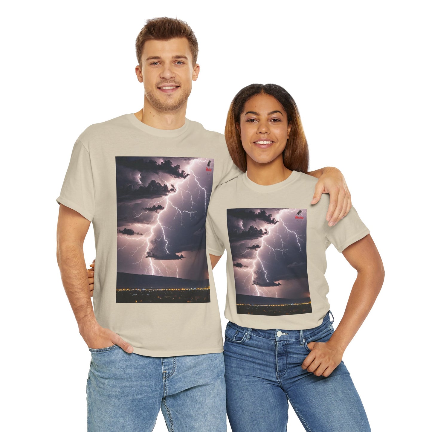 Lightning Style Unisex Heavy Cotton Tee