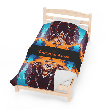 Journeys Airgo Velveteen Plush Blanket