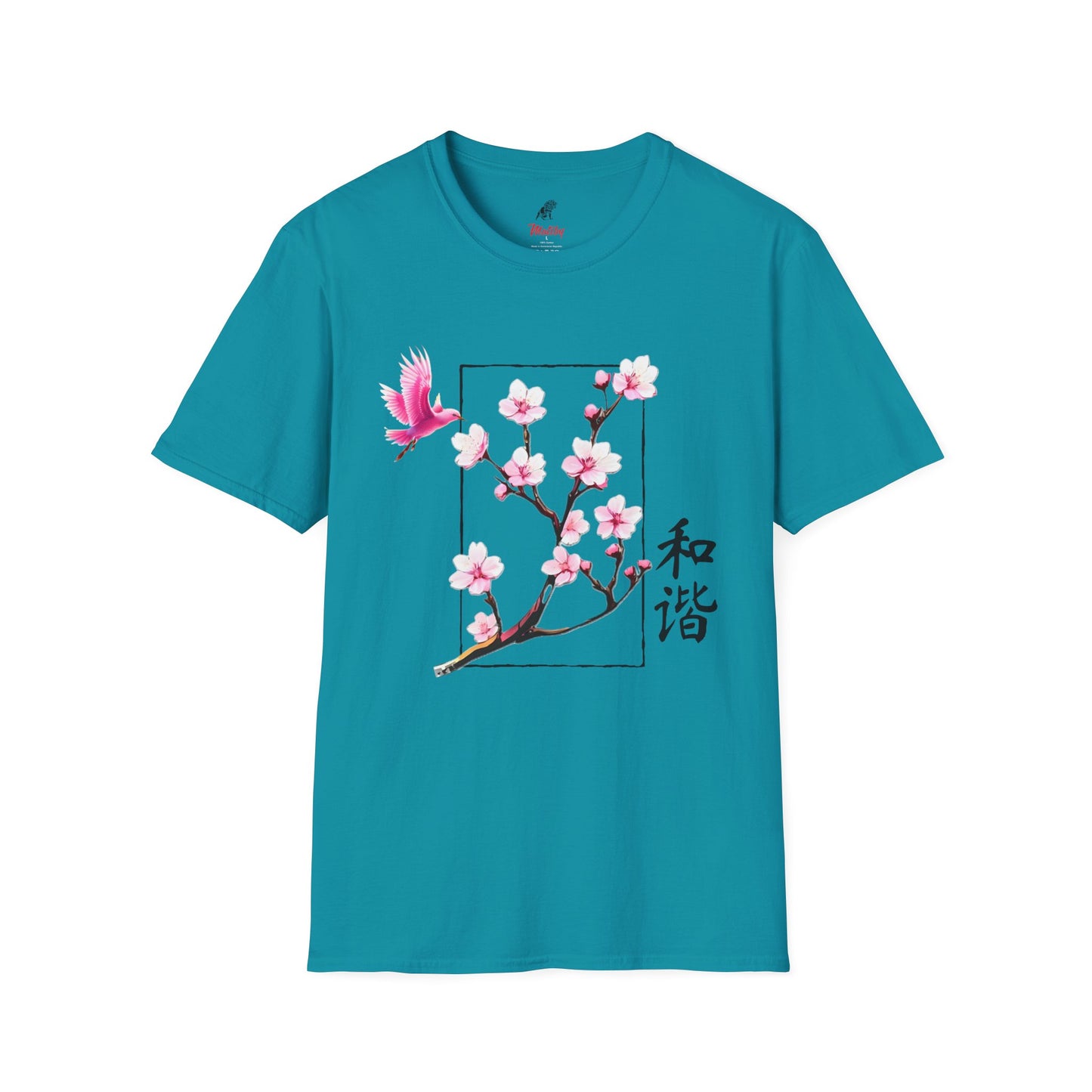 Japanese Cherry Blossom Unisex Softstyle T-Shirt