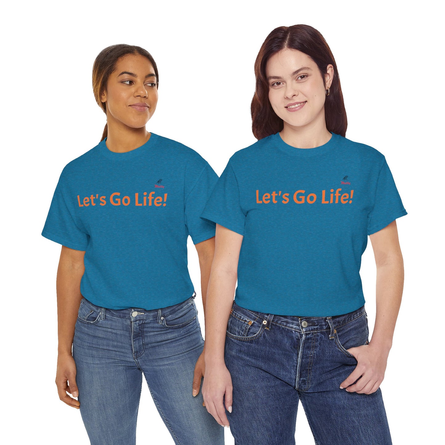 Let's Go Life! Unisex Heavy Cotton Tee