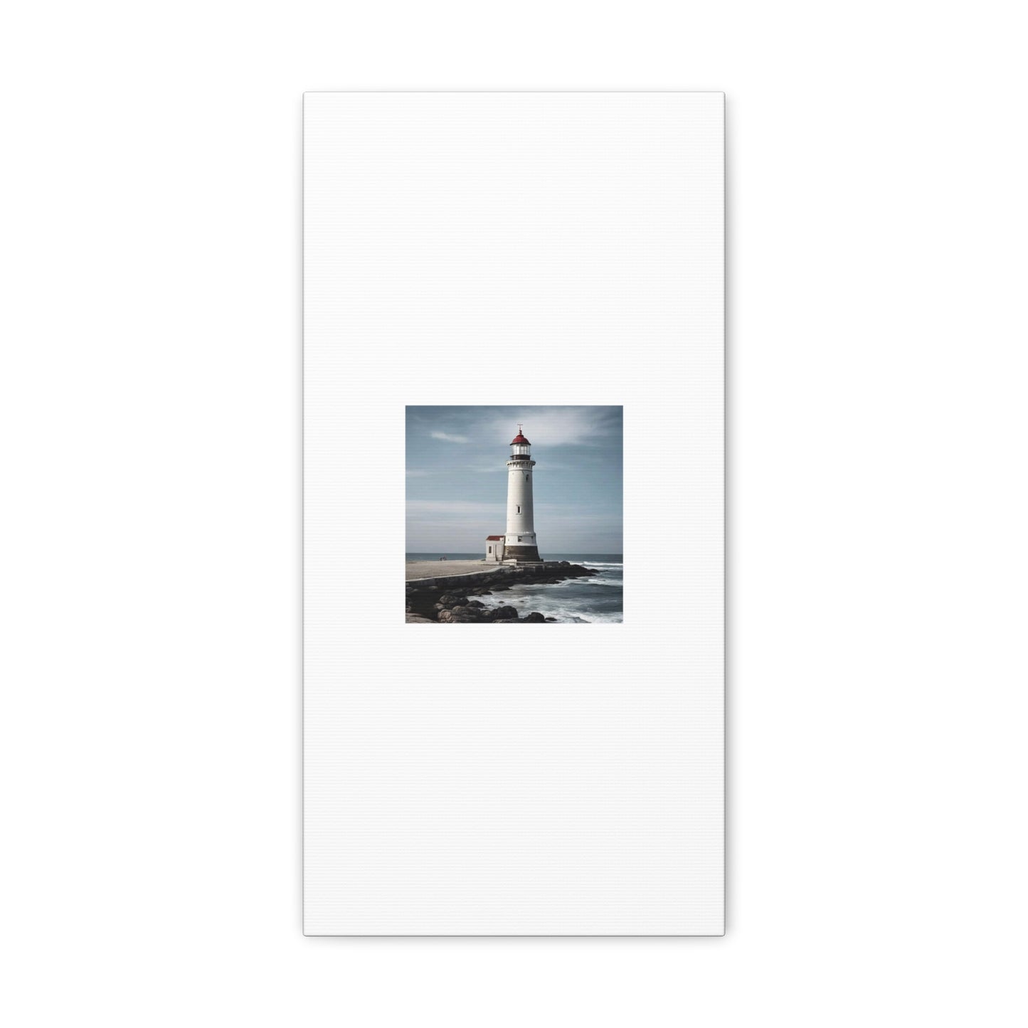 Lighthouse White Canvas Gallery Wraps