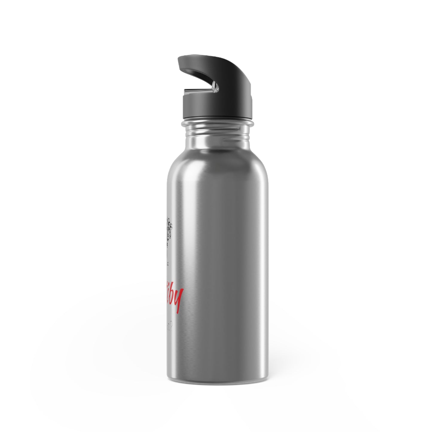 Artzy Stainless Steel Water Bottle With Straw, 20oz