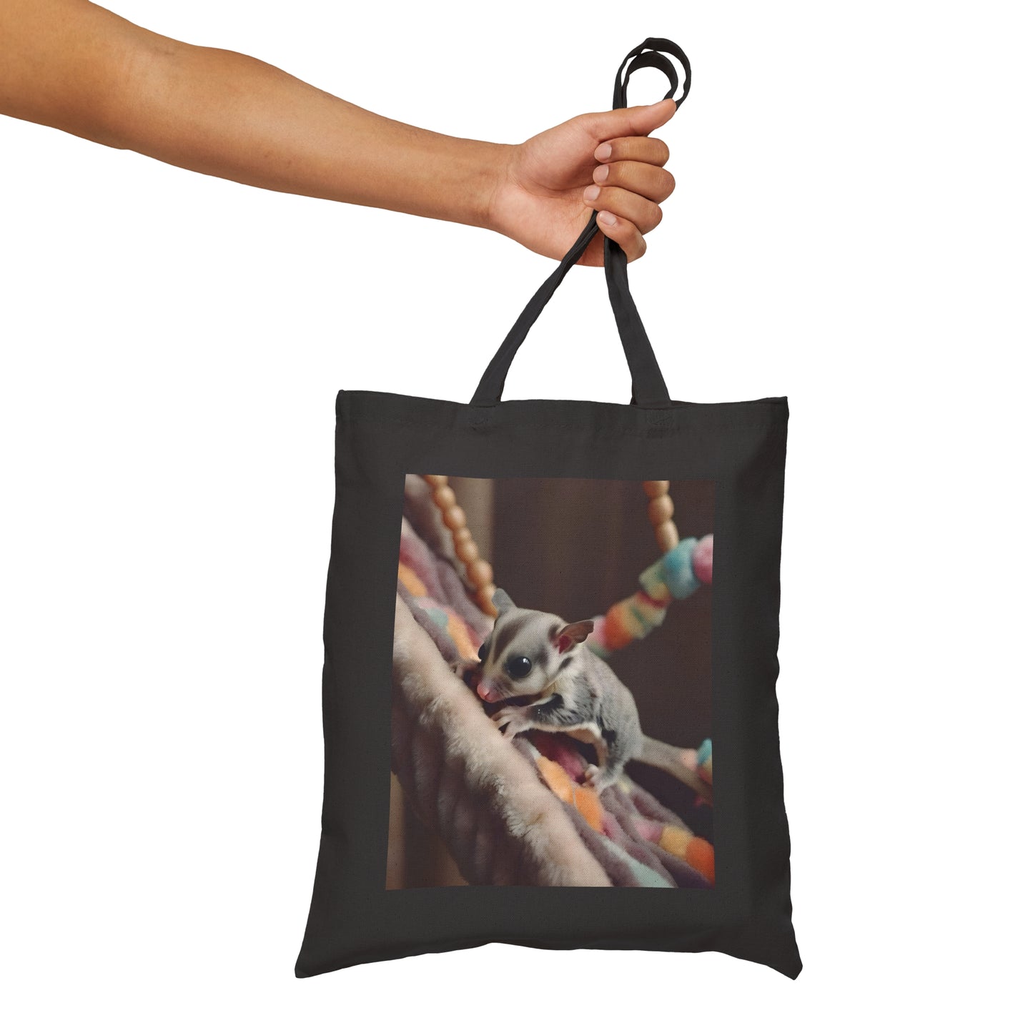 Sugar Glider Cotton Canvas Tote Bag