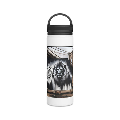 Matiby Matiffi Stainless Steel Water Bottle, Handle Lid