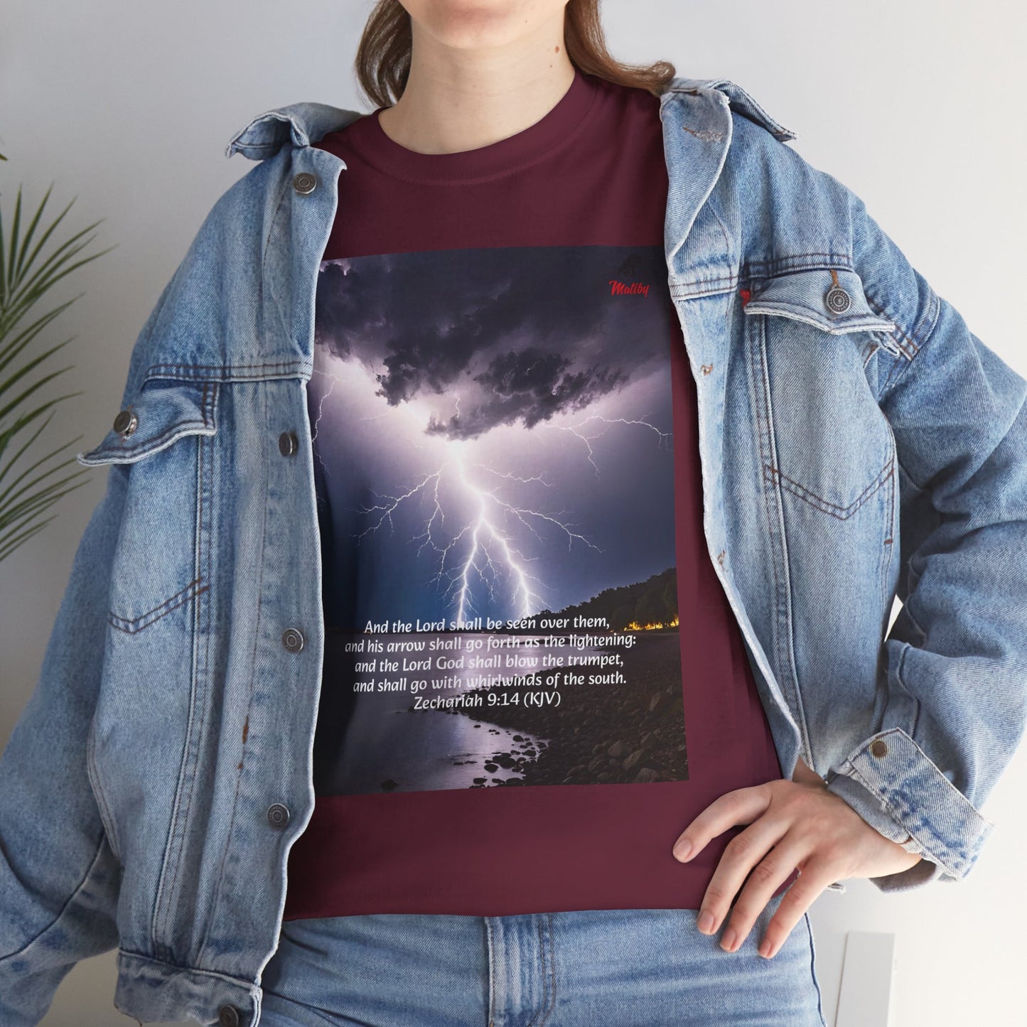 Lightning Style God's Arrow Unisex Heavy Cotton Tee