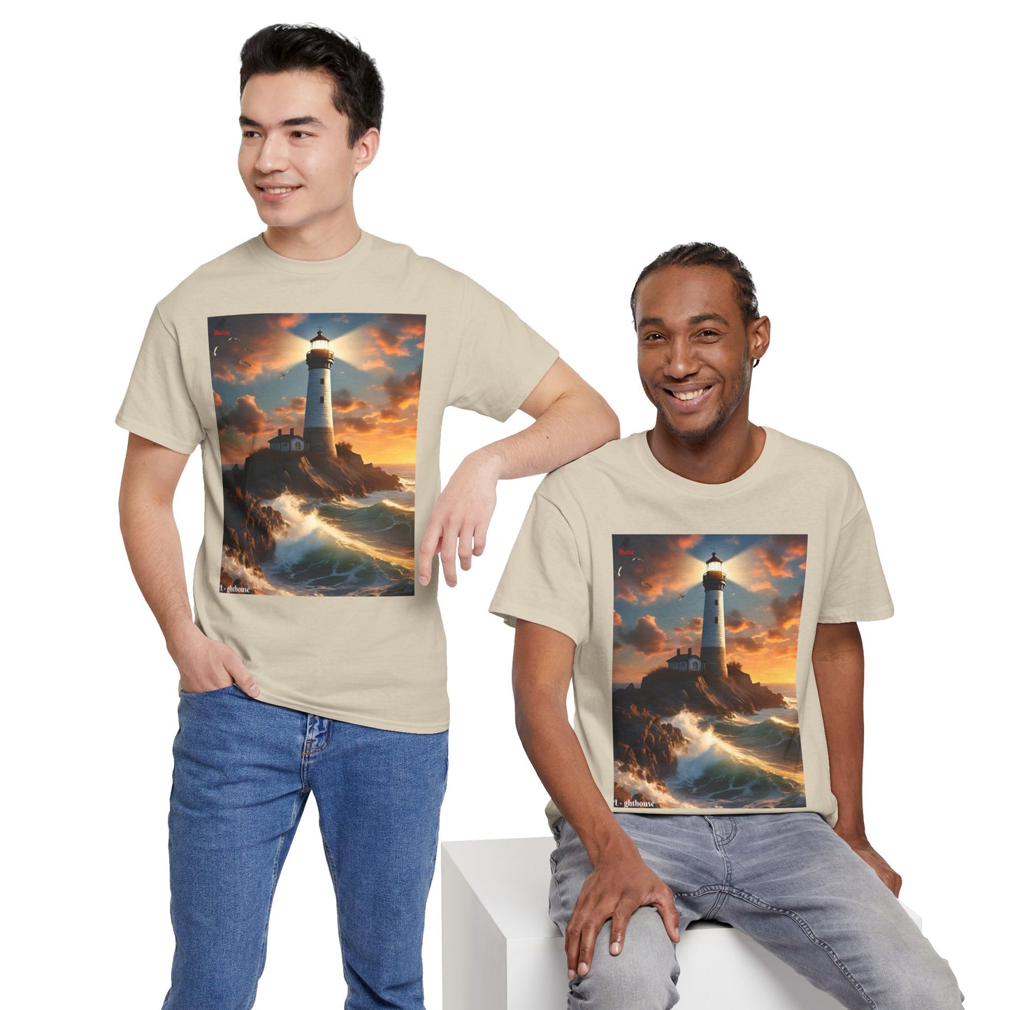 Lighthouse Unisex Heavy Cotton Tee