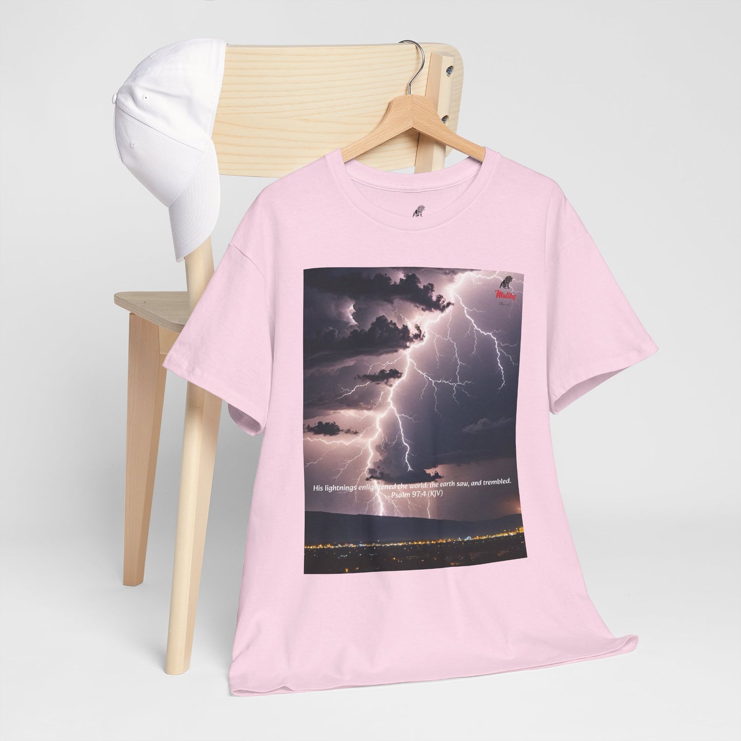 Lightning Style Earth Trembled Unisex Heavy Cotton Tee