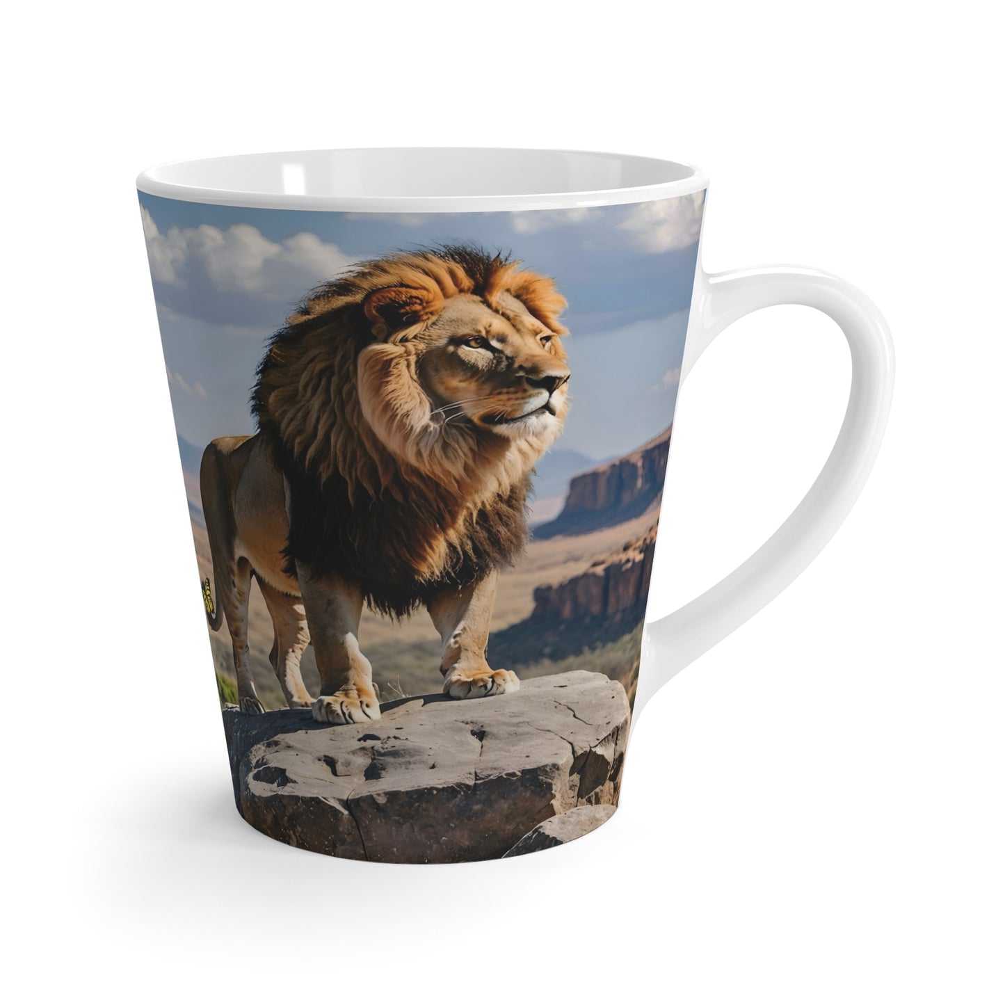 Matiby Lion Mug, White