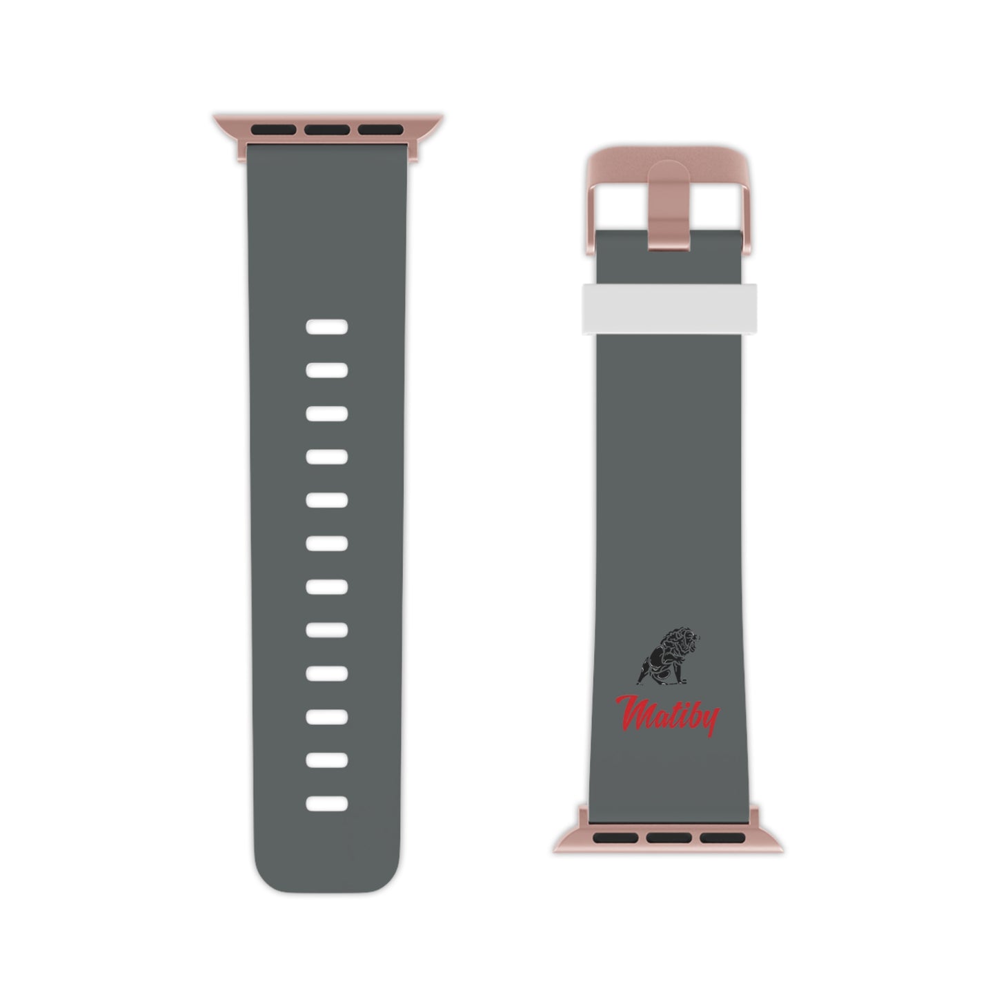 Matiby Dark Grey Watch Band for Apple Watch