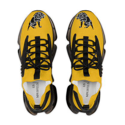 Men's Yellow Mesh Sneakers