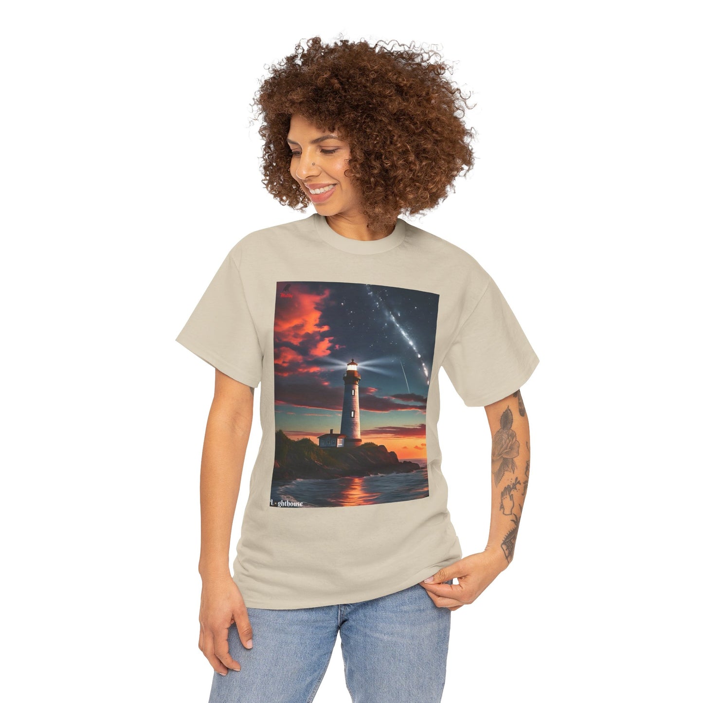 Lighthouse Unisex Heavy Cotton Tee