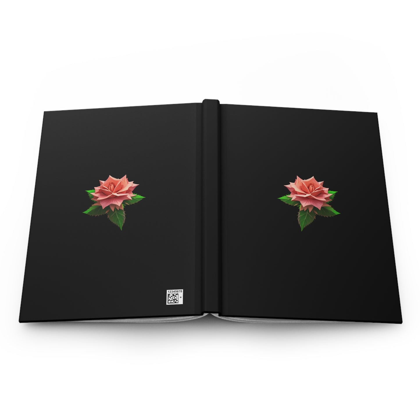 Rose Hardcover Journal Matte Black