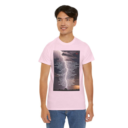 Lightning Style He is Risen Unisex Heavy Cotton Tee