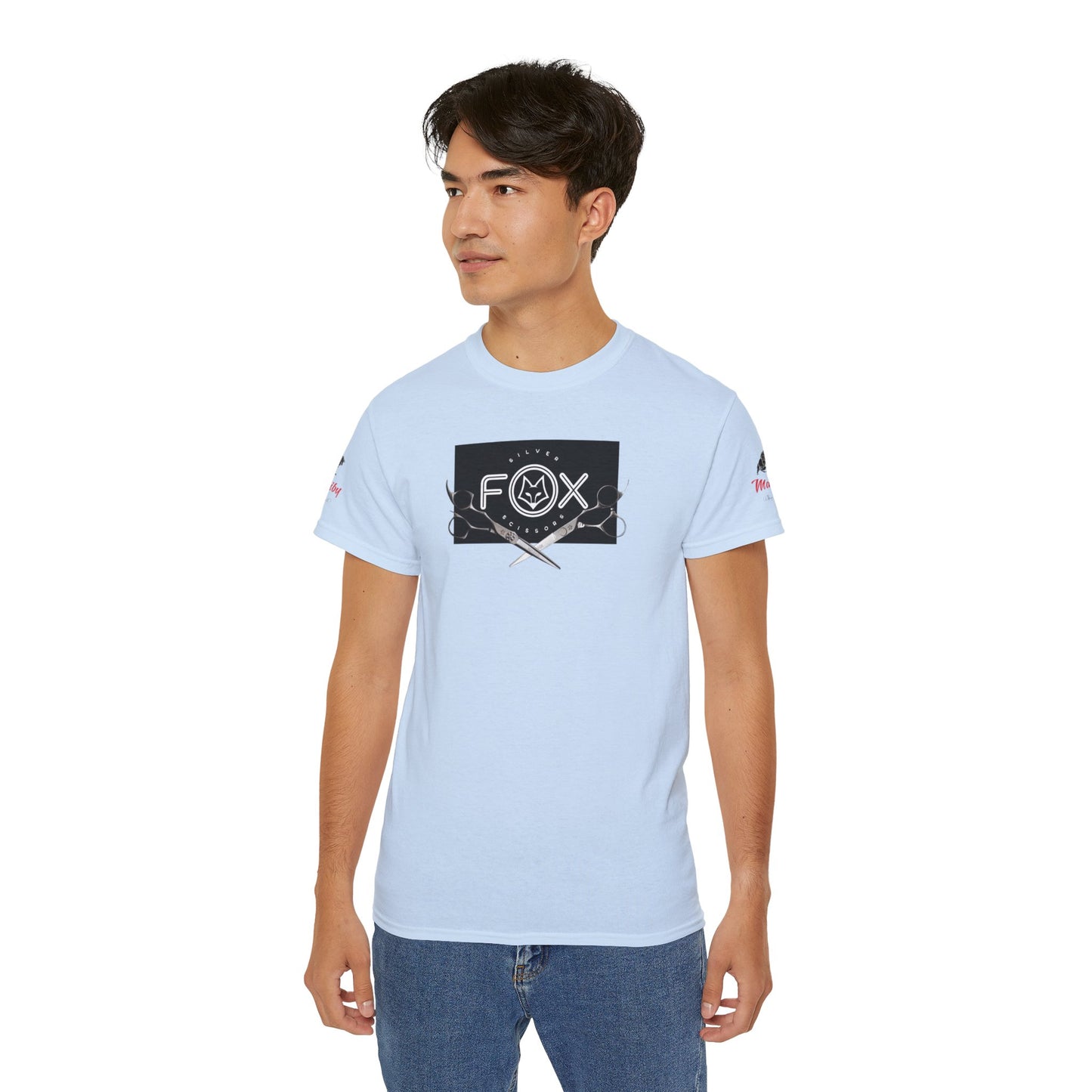 Matiby & Silver Fox Scissors Unisex Ultra Cotton Tee