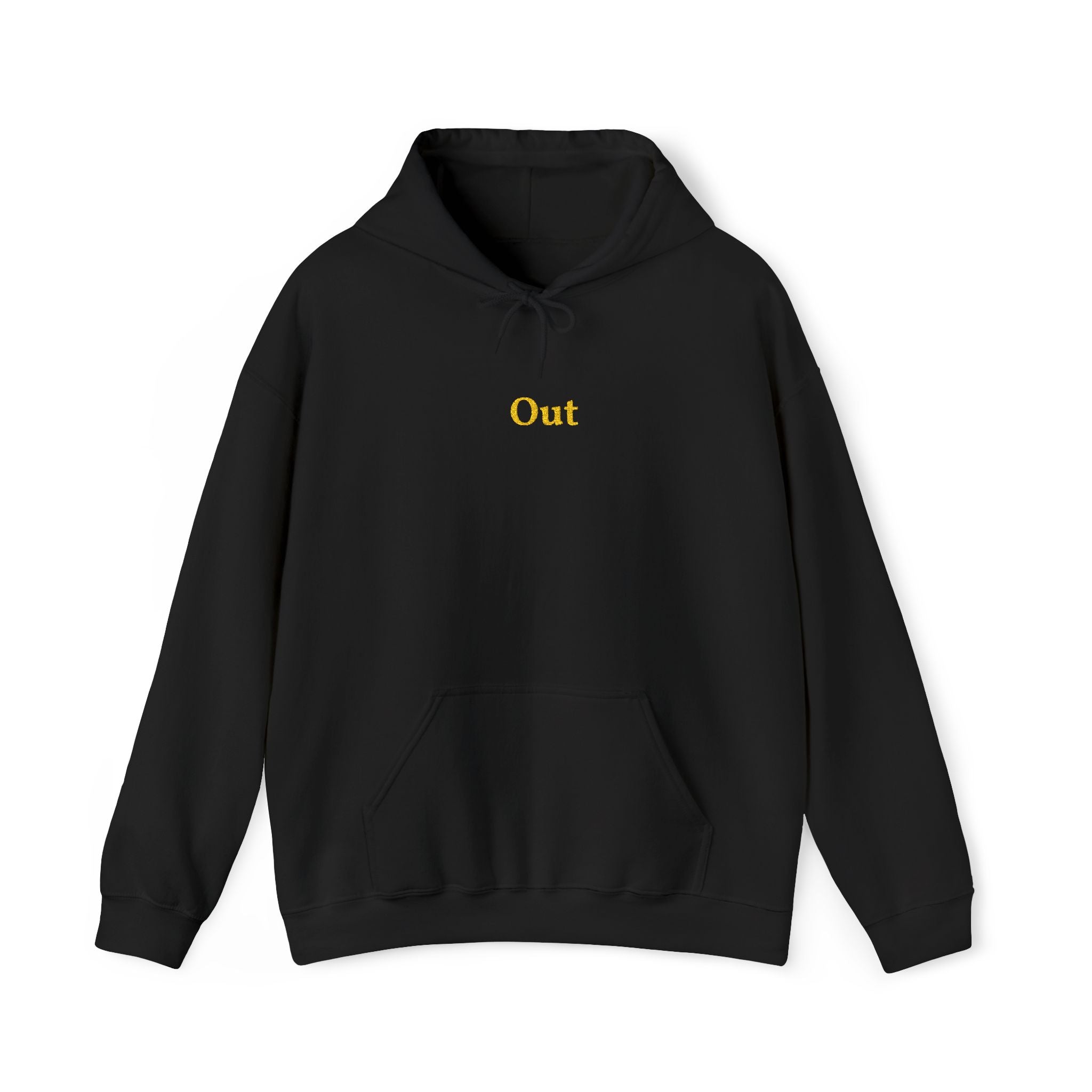 Out Gold Embroidered Unisex Heavy Blend Hooded Sweatshirt, Librarians, Students, Parents, and Friends Special Hoodie