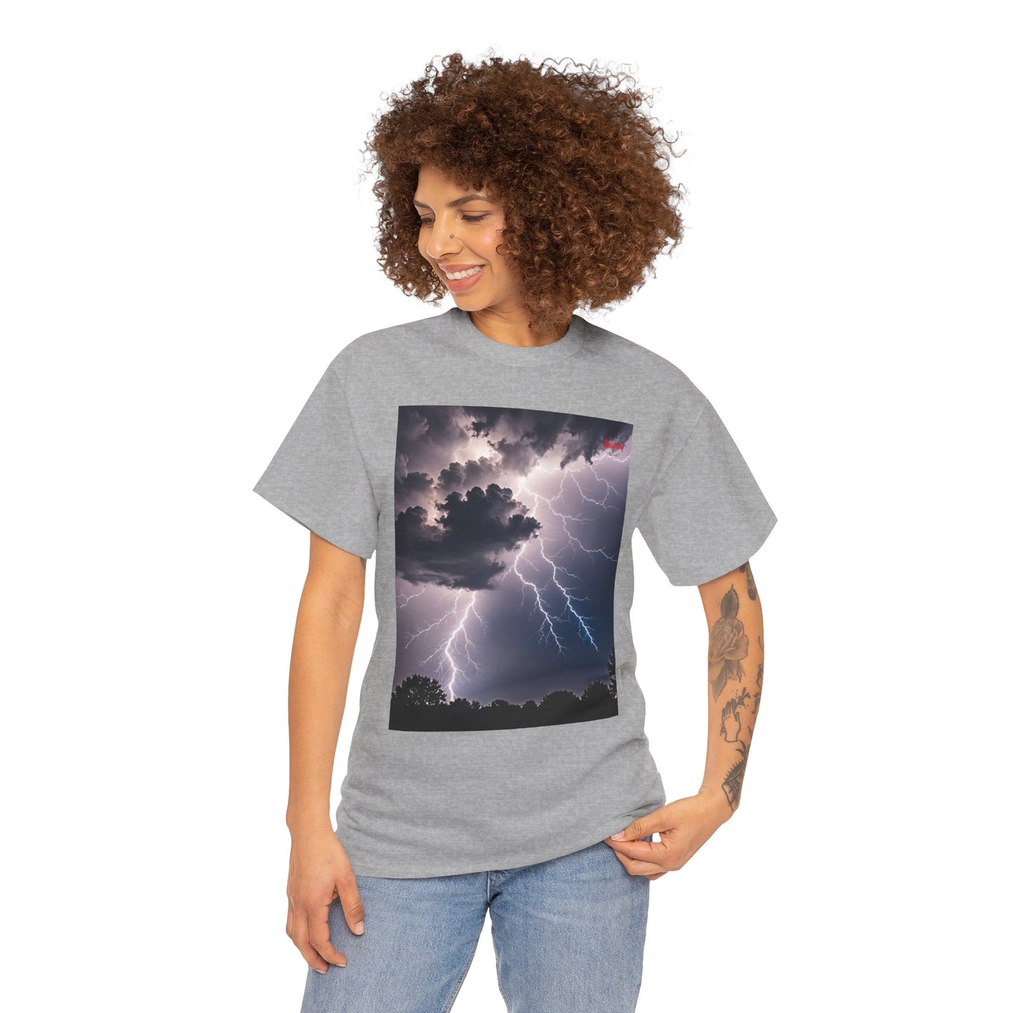 Lightning Style Unisex Heavy Cotton Tee