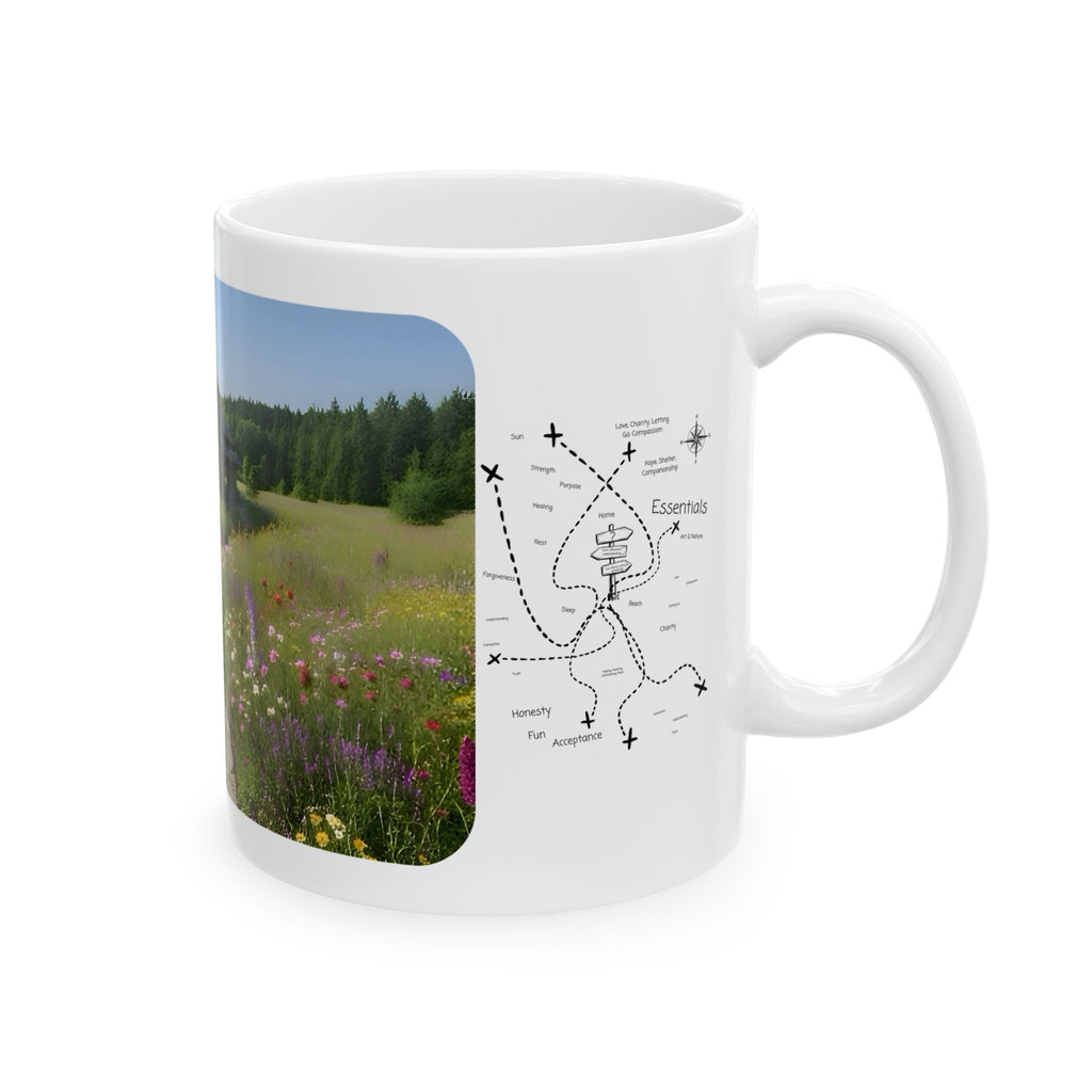 Cozy Architecture & Dreamy Landscapes #7 White Ceramic Mug – Homes Home Sweet Home Cup (11oz/15oz)