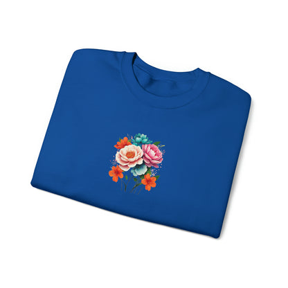 Matiby Flower Unisex Heavy Blend™ Crewneck Sweatshirt