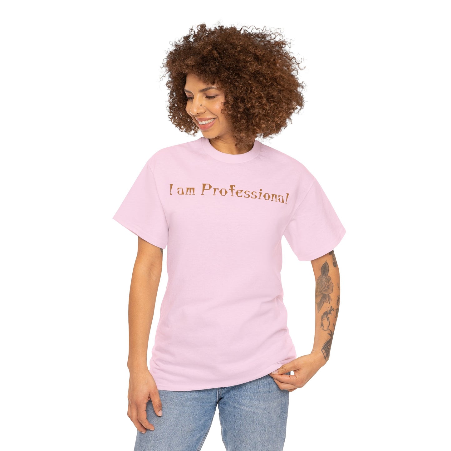 Matiby "I Am Professional" Unisex Heavy Cotton Tee