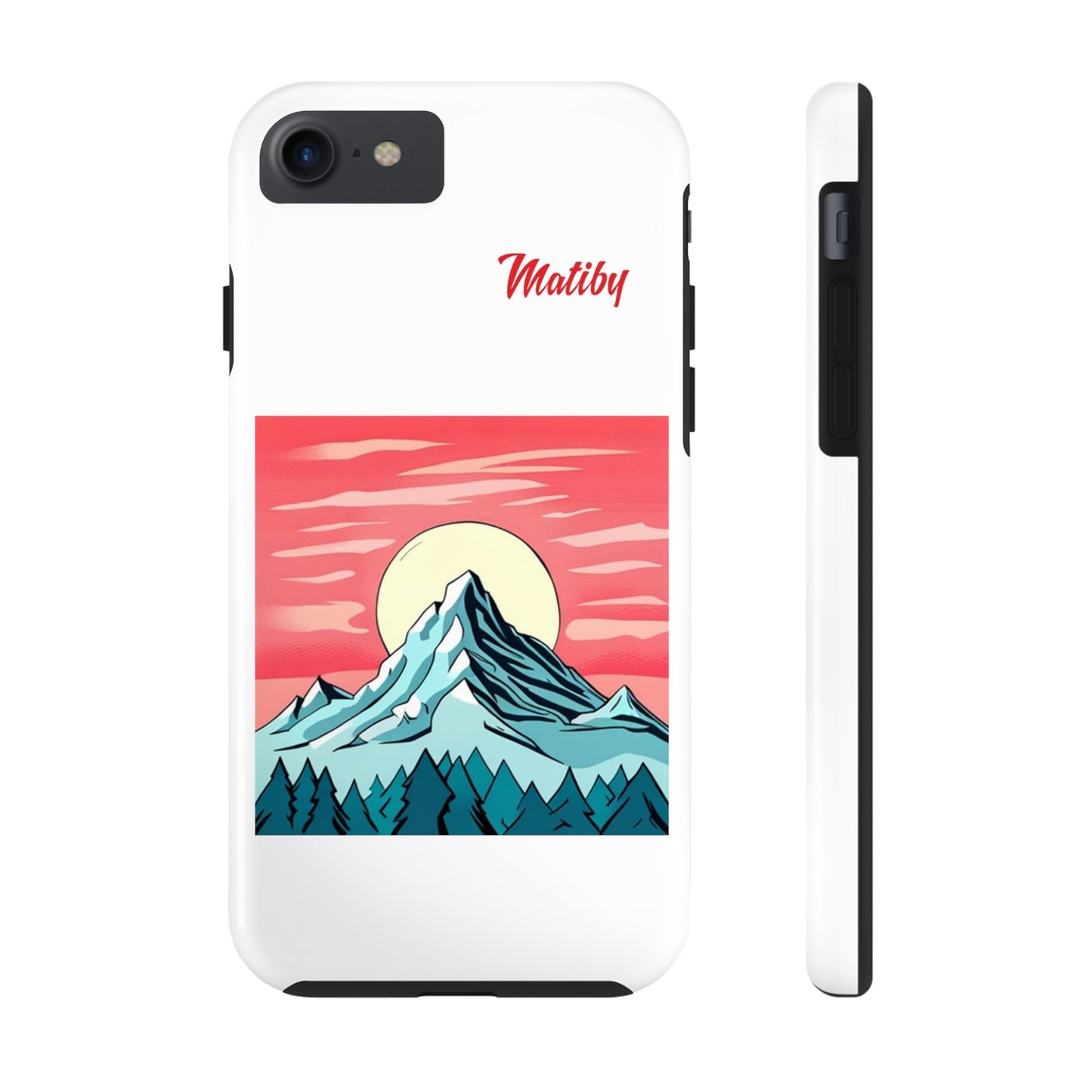 Sunset Mountain Tough Phone Cases