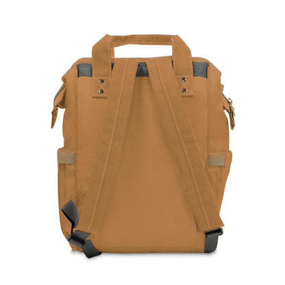 Multifunctional Diaper Backpack Light Brown