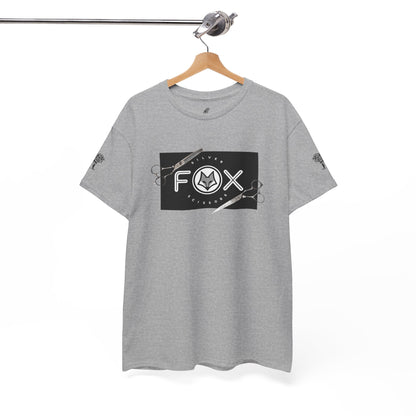 Silver Fox Scissors Unisex Heavy Cotton Tee