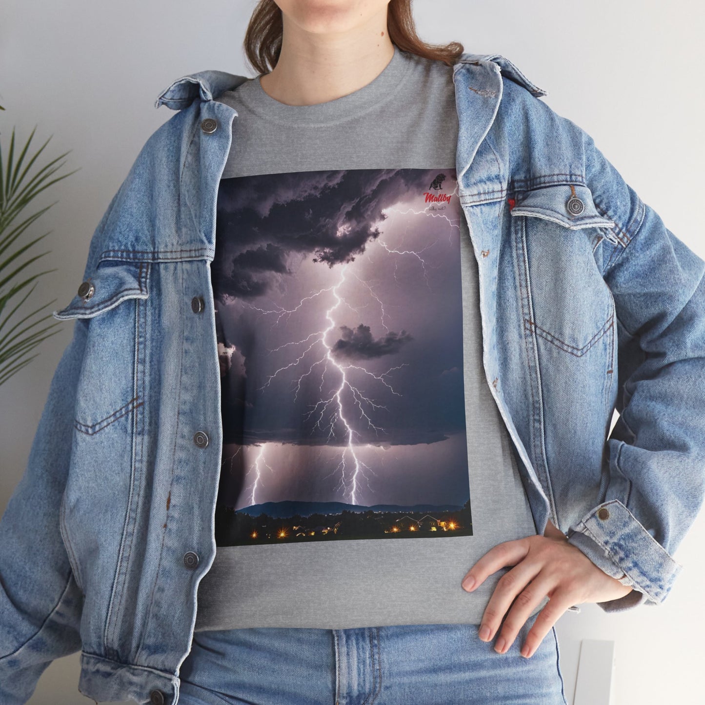 Lightning Style Unisex Heavy Cotton Tee