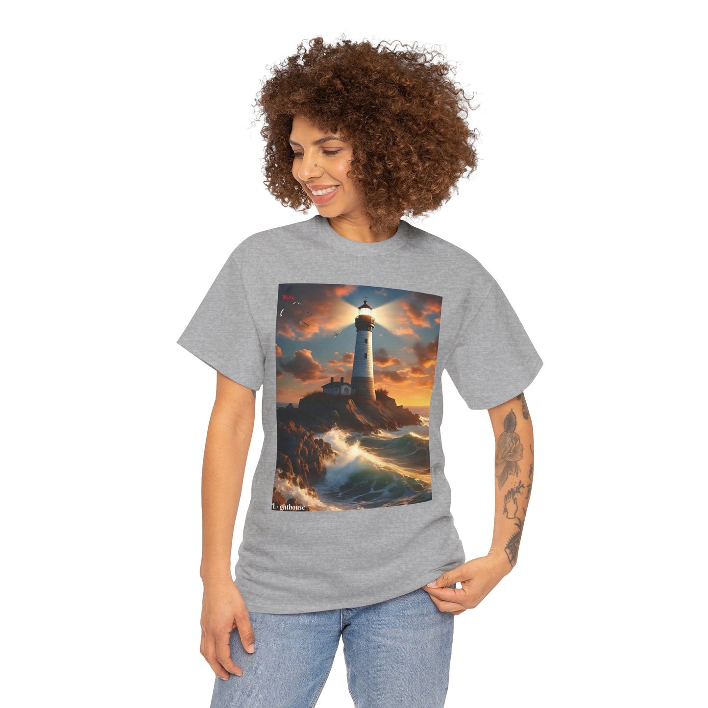 Lighthouse Unisex Heavy Cotton Tee