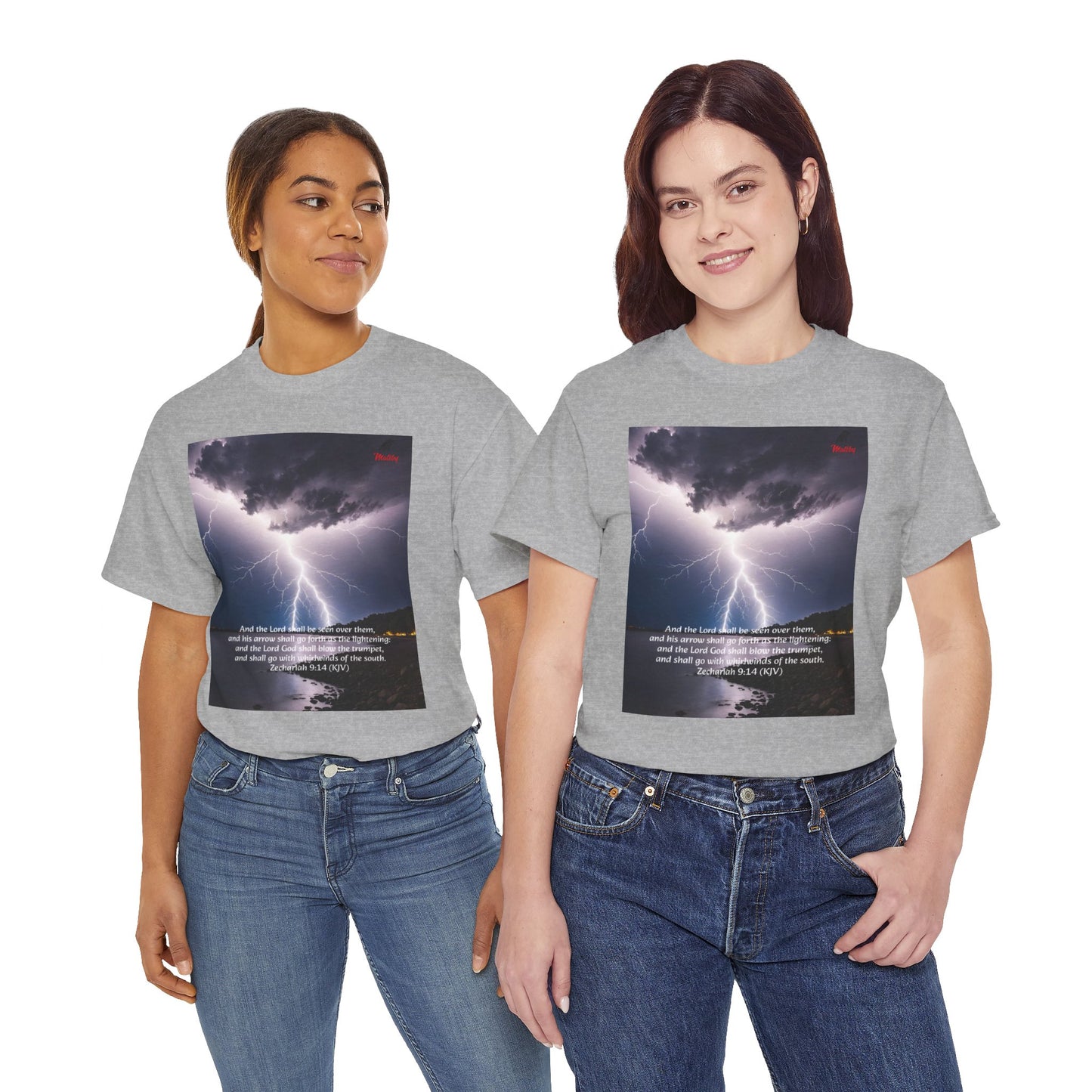 Lightning Style God's Arrow Unisex Heavy Cotton Tee