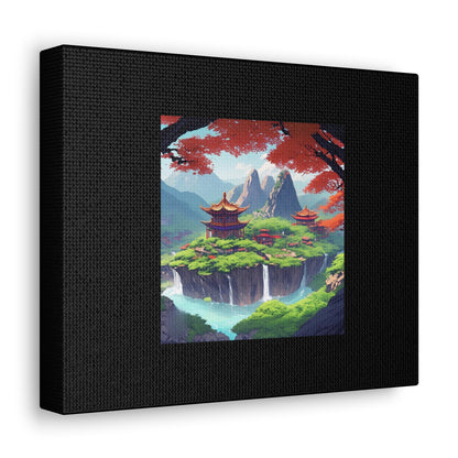 Gardens Black Canvas Gallery Wraps