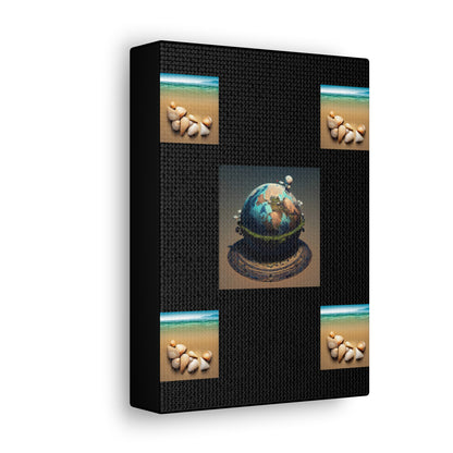 Matiby Worlds Black Canvas Gallery Wraps