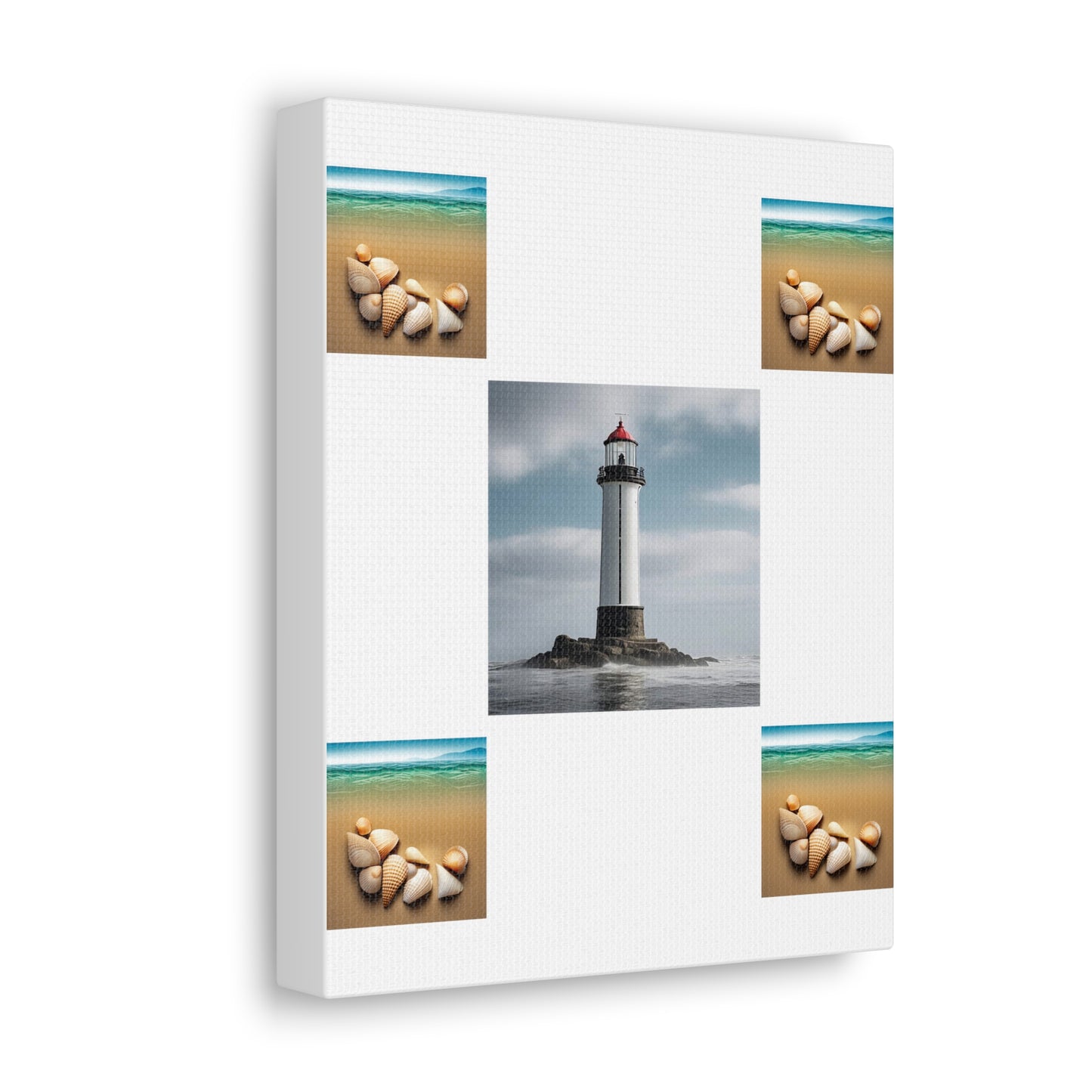 Lighthouse White Canvas Gallery Wraps