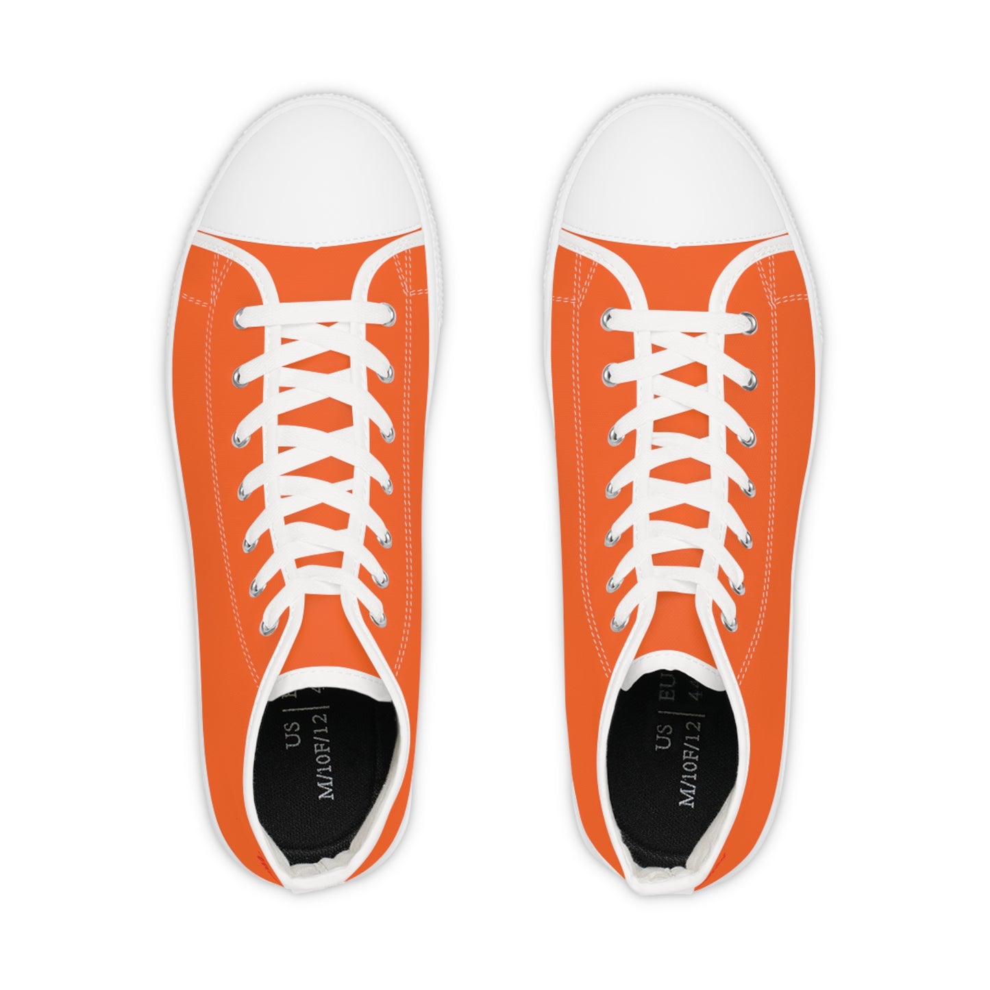 Men's Orange High Top Sneakers