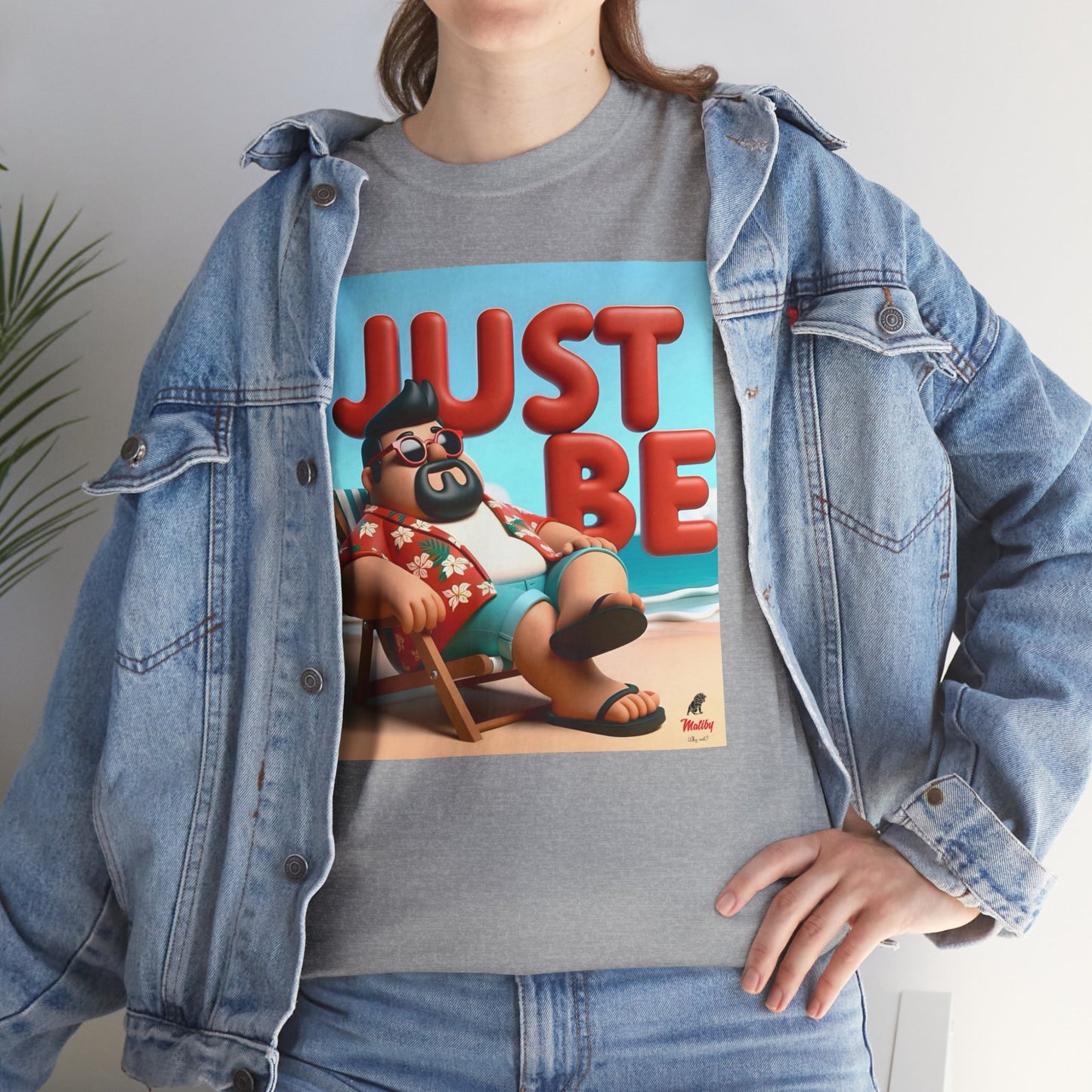 Just Be Unisex Heavy Cotton Tee