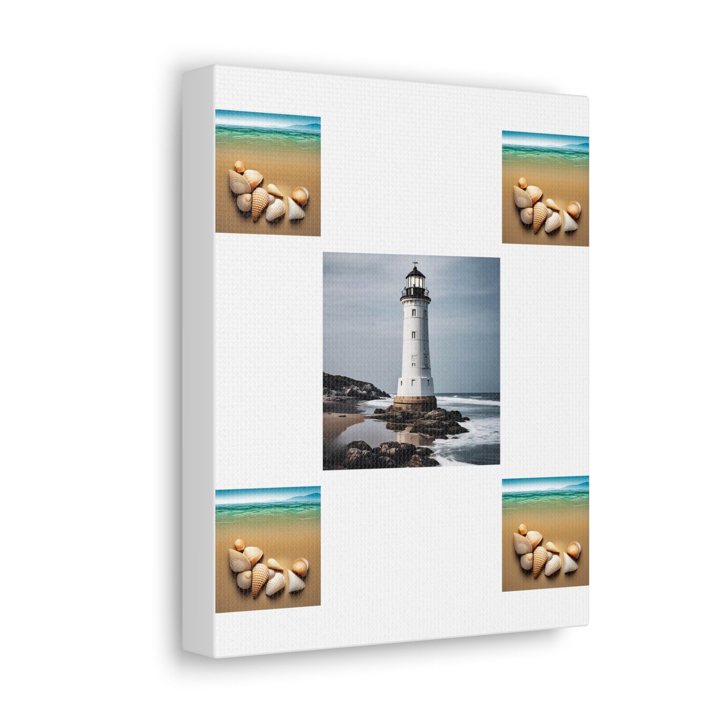 Lighthouse White Canvas Gallery Wraps