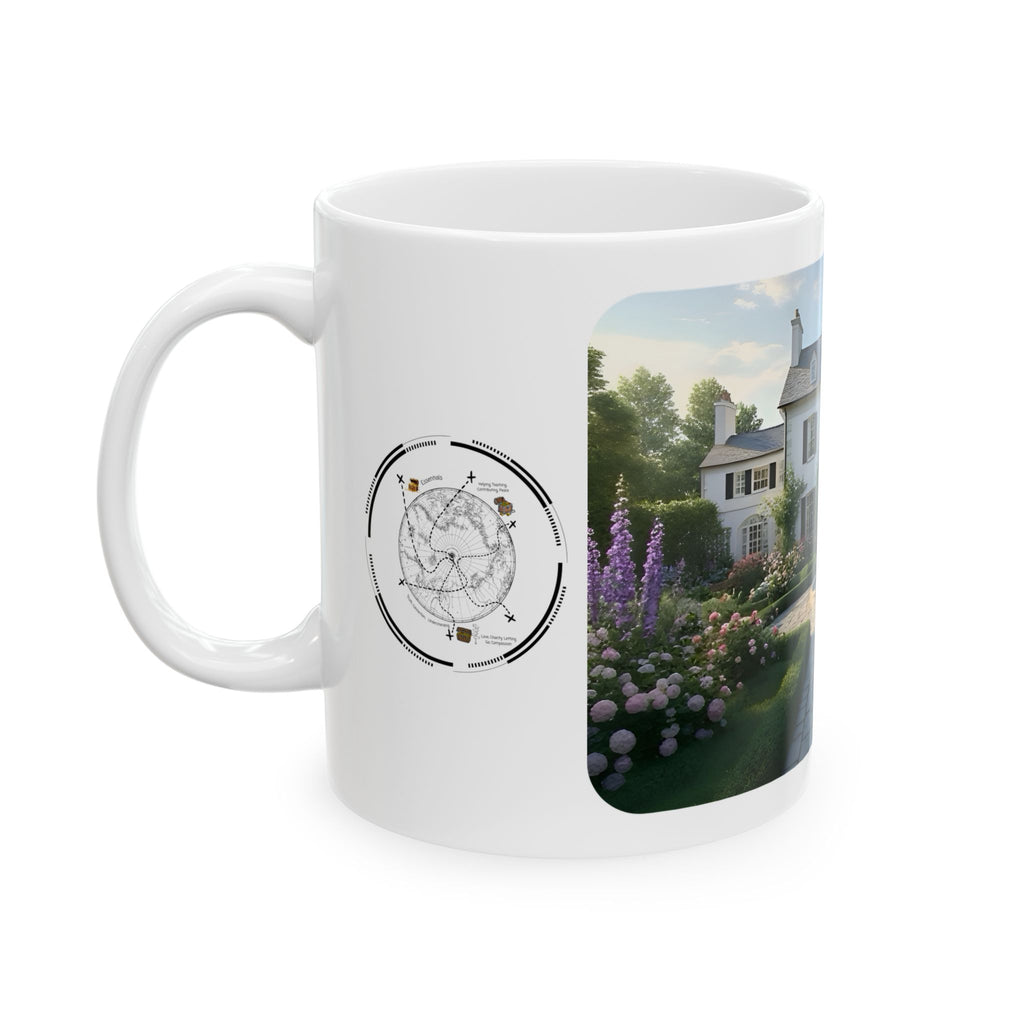 Cozy Architecture & Dreamy Landscapes #16 White Ceramic Mug – Homes Home Sweet Home Cup (11oz/15oz)